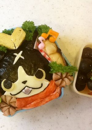 妖怪ウォッチ☆フユニャンのキャラ弁^_−-レシピのメイン写真