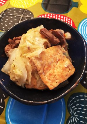 白菜・豆腐・豚肉のうま煮-レシピのメイン写真