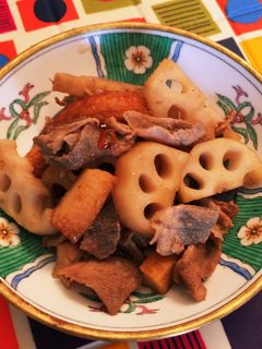 レンコン・さつま揚げ・豚肉の甘辛炒め-レシピのメイン写真