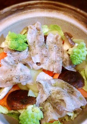 ♪土鍋でタジン鍋風(^-^)/♪-レシピのメイン写真