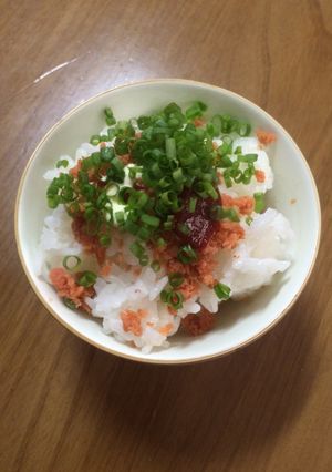 一人ランチに韓国風？辛旨〜な鮭マヨご飯♬-レシピのメイン写真