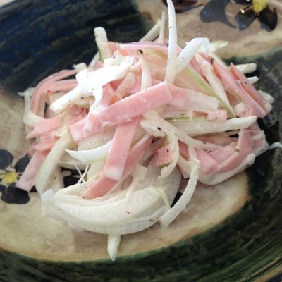 はむサラダ 簡単！玉ねぎとハムのサラダ by ayu1220 【クックパッド】 簡単