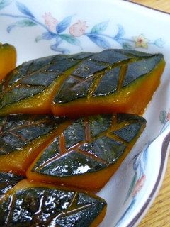 きれいな南瓜の煮もの-レシピのメイン写真
