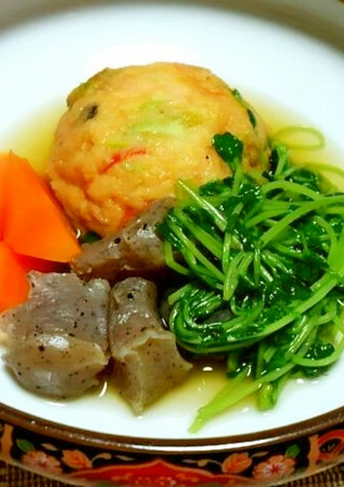 がんもどきと豆苗・蒟蒻の煮物♪-レシピのメイン写真