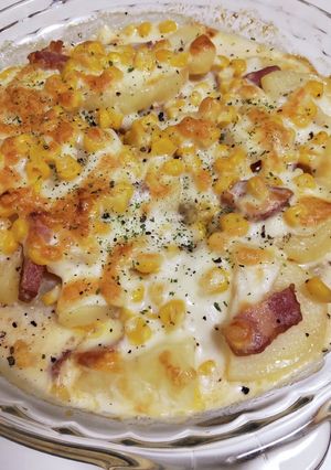 じゃがいものグラタン＊ミルクチーズ焼き-レシピのメイン写真