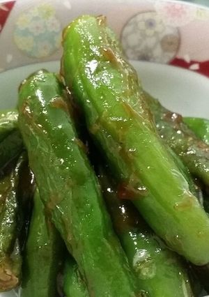 鉄板!!獅子唐の味噌炒め-レシピのメイン写真