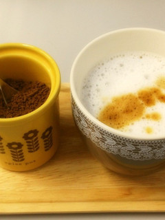 ミルクフォーマ—でお店風カフェオレ-レシピのメイン写真