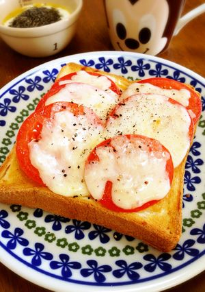 ジュワッと旨旨♡トマトトースト-レシピのメイン写真