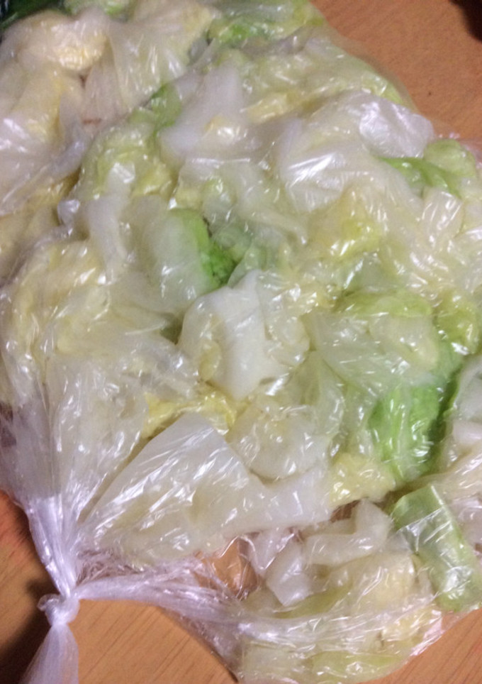 野菜をちゅーっとして冷凍-レシピのメイン写真