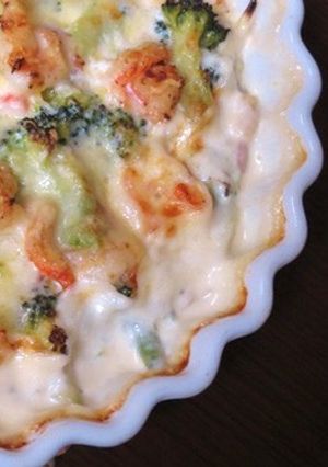 海老とブロッコリーのグラタン~ごま風味-レシピのメイン写真