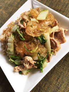白菜☆白菜と春雨の豚肉オイスター炒め-レシピのメイン写真