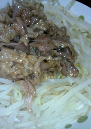 簡単＆節約！もやしと豚のしゃきうま♫-レシピのメイン写真