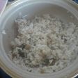 白アスパラ味のバターライス
