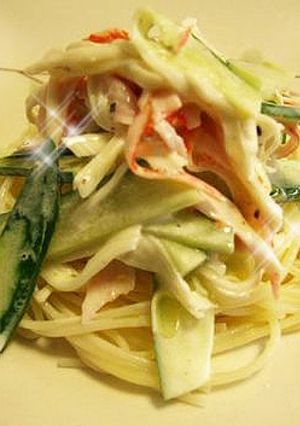 カニカマときゅうりのサラダパスタ-レシピのメイン写真