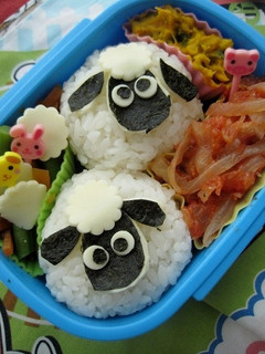 ひつじのショーンのお弁当(キャラ弁)-レシピのメイン写真