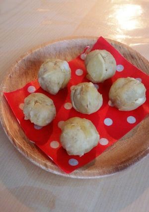 簡単おやつ焼かないコロコロスイートポテト-レシピのメイン写真