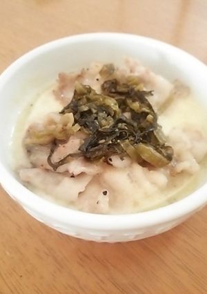 ココットカマン☆豚バラ肉と辛子高菜-レシピのメイン写真