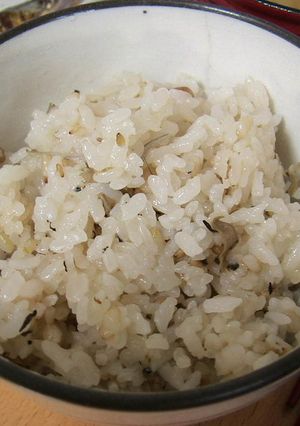 梅干の炊き込みご飯-レシピのメイン写真