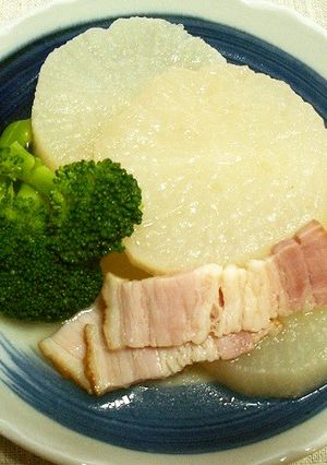 大根とベーコンの煮物-レシピのメイン写真