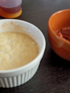 離乳食中期 梨チーズパングラタン-レシピのメイン写真