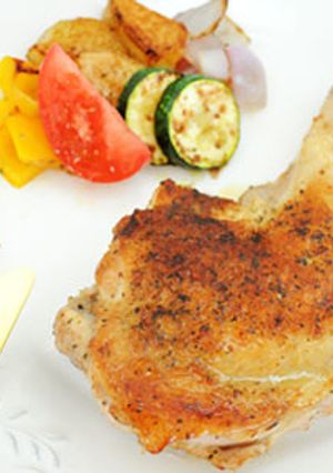 フライパンで簡単！骨付きローストチキン-レシピのメイン写真