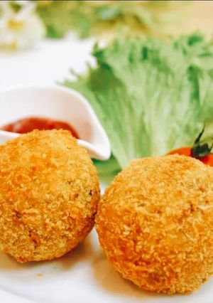 衣づけ簡単♡牛肉とパセリのコロッケ♪-レシピのメイン写真