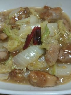 簡単!鶏肉と白菜の炒め煮♪-レシピのメイン写真