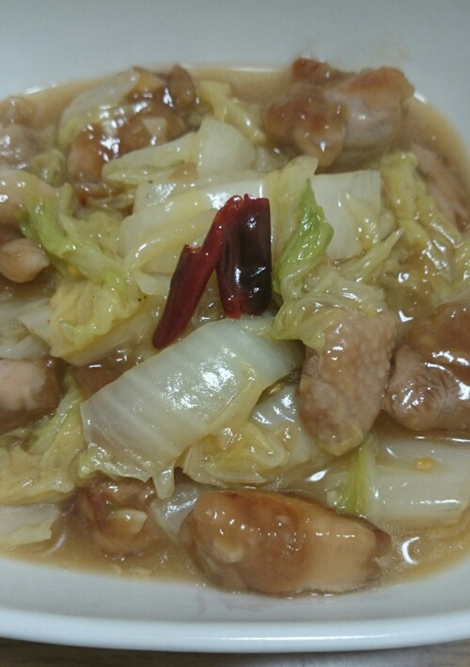簡単！鶏肉と白菜の炒め煮♪-レシピのメイン写真