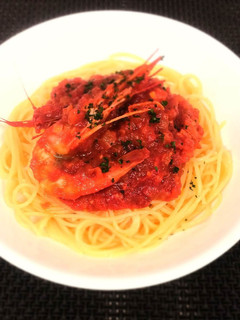 赤えびのトマトパスタ♪-レシピのメイン写真