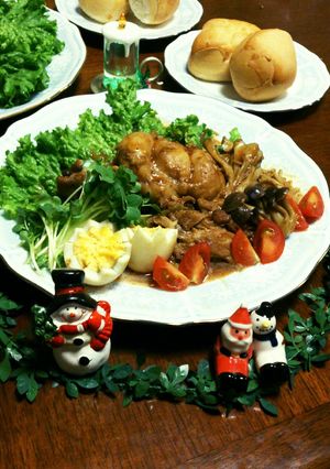 トップバリュ鶏モモ肉のきのこソース煮♪-レシピのメイン写真