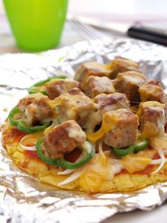 ハンバーグマッシュポテトピザ-レシピのメイン写真