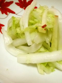 白菜とリンゴのサラダ風-レシピのメイン写真