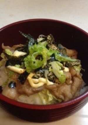 ドンドンきたきた豚丼ど〜〜ん(^^)-レシピのメイン写真