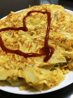 じゃがいもとキャベツとツナのお焼き-レシピのメイン写真