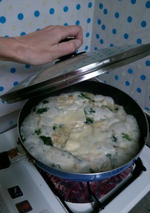 ほうれん草とジャガイモのミルク煮-レシピのメイン写真