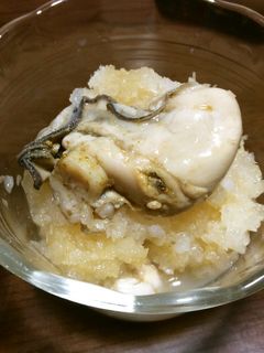 乾煎り牡蠣のみぞれ和え-レシピのメイン写真