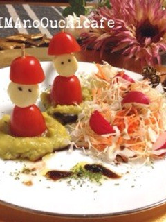 サンタさんのカプレーゼピンチョス-レシピのメイン写真