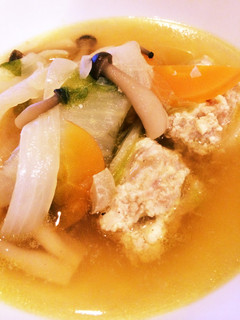 野菜たっぷり鶏肉豆腐団子スープ-レシピのメイン写真