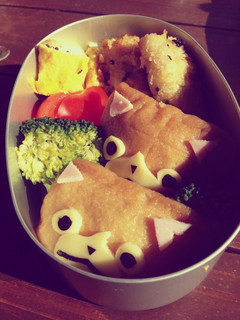 ジバニャン稲荷弁当-レシピのメイン写真