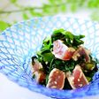生姜風味♪鮪とワカメと韮の和え物