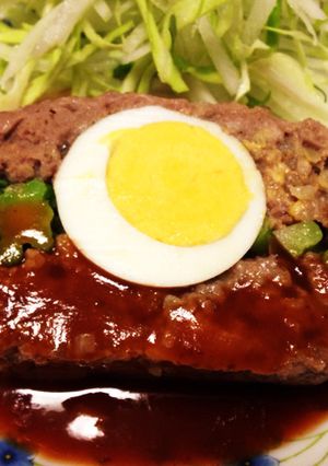 簡単！ブロッコリー入りミートローフ-レシピのメイン写真