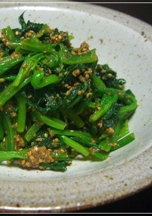 おふくろの味☆ほうれん草の胡麻和え♪-レシピのメイン写真