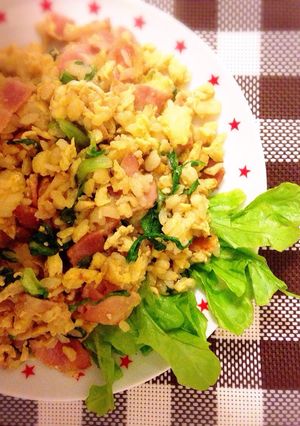 レタスとベーコンのチャーハン-レシピのメイン写真