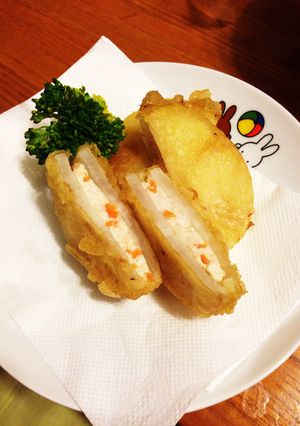 大根の挽肉挟み揚げ-レシピのメイン写真
