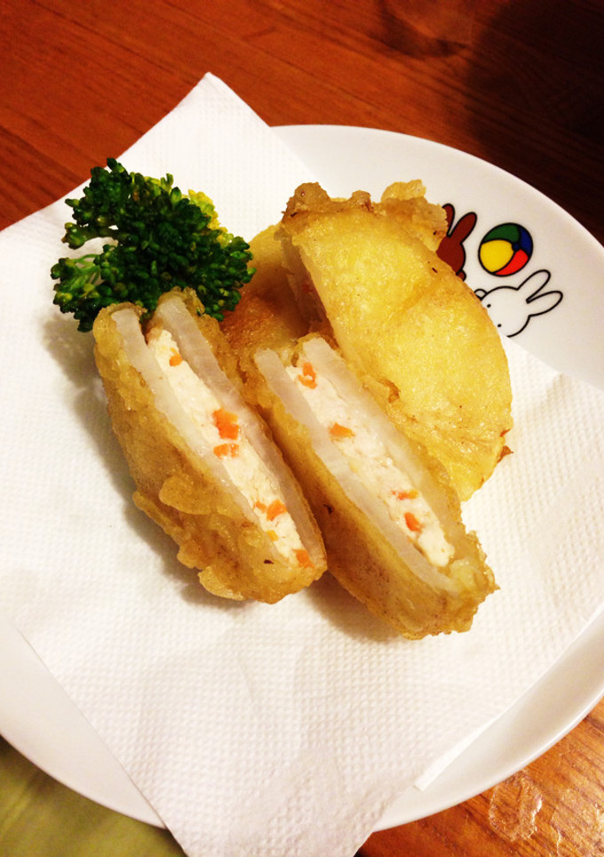 大根の挽肉挟み揚げ-レシピのメイン写真