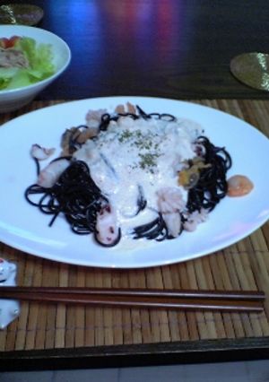 超簡単！たらこクリームスパゲティー-レシピのメイン写真