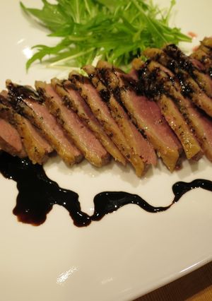 魚グリルで簡単ロゼ色 鴨肉のロースト-レシピのメイン写真