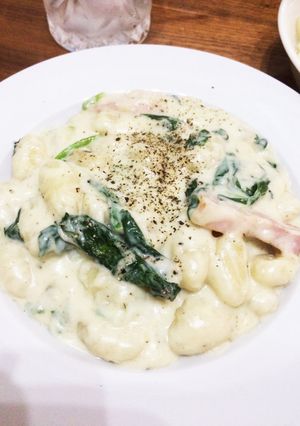 ほうれん草のチーズクリームニョッキ♡-レシピのメイン写真