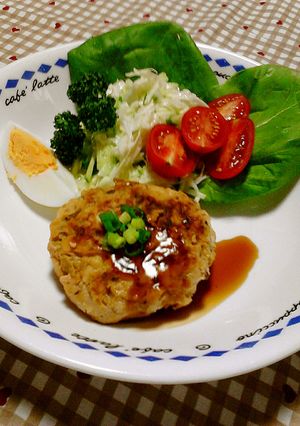 簡単☆甘辛タレメカジキのハンバーグ-レシピのメイン写真