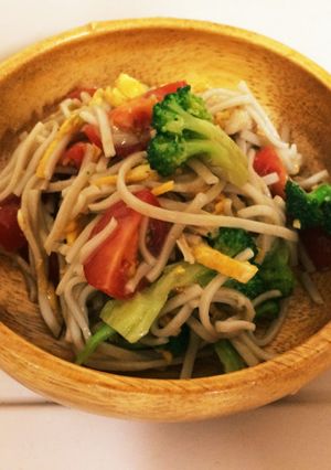 さっぱり美味しい♩そばサラダ-レシピのメイン写真